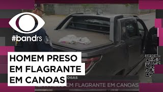 Canoas homem preso em flagrante traficando drogas [upl. by Nyllek]