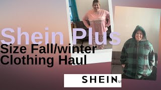 Shein Plus Size FallWinter Clothing Haul shein sheinforall sheinpartner sheinhaul [upl. by Ahsihat]