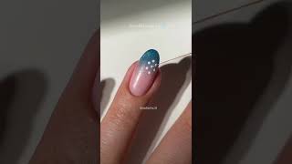 Snowflake nail art ❄️💅 shortvideo youtubeshorts naildesign nailart [upl. by Sirromed]