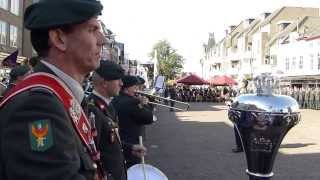 Fanfare Korps Nationale Reserve FKNR tijdens beëdiging 30NATRESBAT in Roosendaal [upl. by Noiraa]