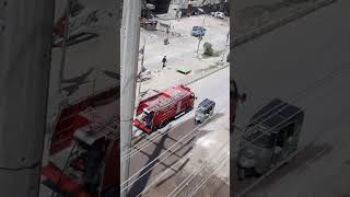 Washing and spray roads during covid mar 2020 nasim nagar Qasimabad Hyderabad Pakistan [upl. by Doowrehs431]