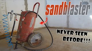 DIY Sandblaster Homemade Never seen before [upl. by Airekat159]