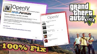 How to Fix OpenIV and Install Offline  OpenIV not Installing [upl. by Seftton]