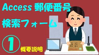 Access郵便番号検索フォーム①【4行VBAで12万件のレコードを検索】 [upl. by Drahsir]