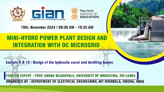 Day 2  GIAN Course on quotMiniHydro Power Plant Design and Integration with DC Microgridquot [upl. by Auberta]