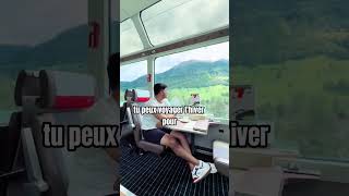 Voici le glacier express lun des plus beaux train au monde  découverte voyage train paysage [upl. by Nylknarf]