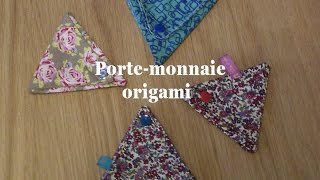 Tuto portemonnaie origami [upl. by Atinaj302]