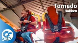 Tornado front seat onride 5K POV 60fps Bakken [upl. by Dianne]