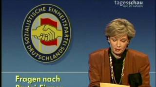 Tagesschauausschnitt vom 26 November 1989 [upl. by Heinrich120]