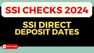 Avoid Delay Know the SSI PAYMENT SCHEDULE for 2024 [upl. by Elkin462]