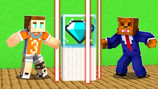 Stealing Millions In Minecraft Bank Heist [upl. by Adlen129]