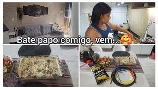 COZINHA E FALA FIZ ALMOÇO ORGANIZAÇÃO DA CASA 🏡 [upl. by Emeline]