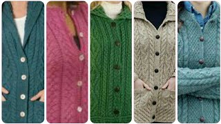 Stylish Crochet Hand Knitted Sweater Upper Patterns Precious Designs [upl. by Yrebmik795]