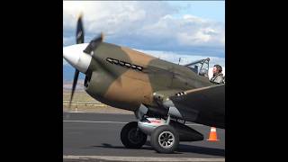 See and Hear the Startup of the P40 Warhawk WWII Figter Airplane aviation military history [upl. by Chatterjee]