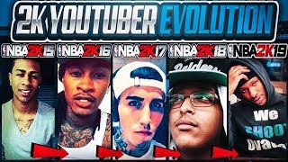 THE EVOLUTION OF 2K YOUTUBERS NBA 2K15  2K20 [upl. by Brendon]