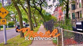 4K Chicago Walking Tour 2024  North Kenwood Neighborhood Walk  Virtual Walking Tour Chicago [upl. by Enovad]