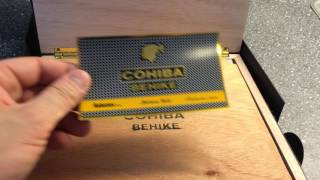 Cuban cigar unboxing Cohiba Behike 52 54 56 [upl. by Soane]