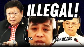 NAKATIKIM ang COA at Comelec kay Marcoleta sa pagkunsinti sa illegal ayuda ni Gov Mamba Ep2 [upl. by Brodeur]