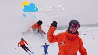 ☀️🌨️Kläppen Idag Pumpa puder med Sebbe [upl. by Drabeck]