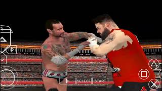 WWE CM Punk Vs Kevin Owens 😧 \ PSP WWE2K23 Mod \ PS2 Emulator Gaming Videos \ wwegames gaming [upl. by Shanie]