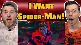 SpiderMan Across the Spider Verse  Official Trailer 2 Reaction [upl. by Ahtibbat]