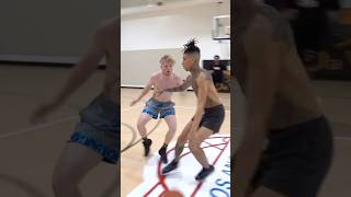 T Jass amp NLE Choppa Go Head To Head On The Basketball Court [upl. by Margarette161]