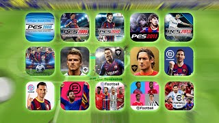 Evolution of PES Mobile 20082022  eFootball 2022 Mobile [upl. by Bonni]