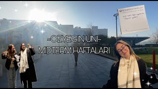 MIDTERM HAFTALARIÖZYEĞİN ÜNİ vlog2 [upl. by Tila853]