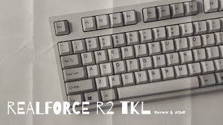 Realforce R2 TKL Mixed Weighted 리얼포스 R2 TKL 차등  Review amp ASMR  ENGKOR [upl. by Roe]