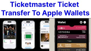 Ticketmaster Ticket Transfer To Apple Wallets iOS 18 New Update [upl. by Knowland]