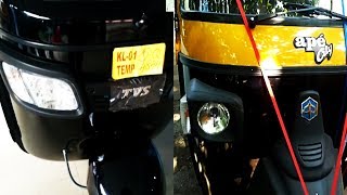 Comparison Between Piaggio Ape City and TVS King Deluxe Auto Rickshaws [upl. by Roselin]