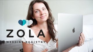 WHATS ON MY WEDDING REGISTRY 2021  What To Register For From Zola amp Crate And Barrel [upl. by Suirrad]