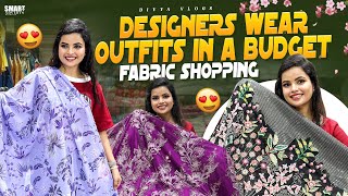 Designers Wear Fabrics On a Budget Fabric Shopping At Noor Nagar Party Wear CollectionDivya Vlogs [upl. by Acacia]