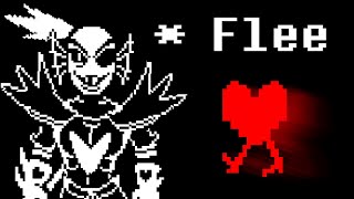 What if You FLEE from Undyne the Undying  Undertale [upl. by Hadeehsar]