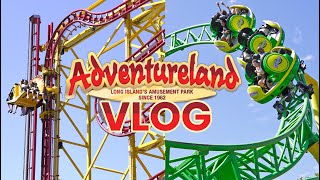 Our First Time at Adventureland on Long Island New York All Rides amp Roller Coasters [upl. by Alaecim]