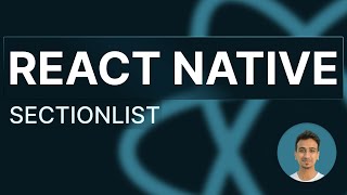 React Native Tutorial  56  SectionList [upl. by Annayram845]