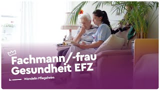 Der Alltag als Fachmannfrau Gesundheit EFZ beim Wendelin Pflegeheim  Lehrstellenvideo  Yousty [upl. by Milks734]