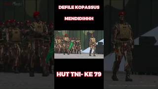 DEFILE KOPASUS JADI JUARA 1 PADA HUT TNI 2024 tni [upl. by Hagerman]