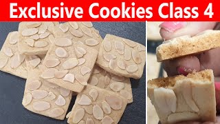 Exclusive Cookies Class 4 Almond Cookies  Manisha Bharani Kitchen [upl. by Pelag]