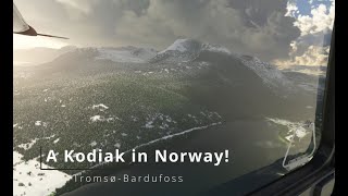 Tromsø  Bardufoss Norway  Quest Kodiak 100  MSFS 2020 [upl. by Eicam]