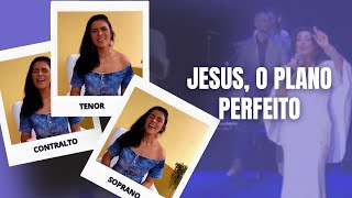 JESUS O PLANO PERFEITO  RENASCER PRAISE TENOR CONTRALTO E SOPRANO [upl. by Aramo]