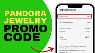 How To Find Pandora Jewelry Promo Code 2024 [upl. by Atinej801]