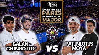 Premier Padel Greenweez Paris Major  Galan Chingotto vs Moya Patiniotis  Highlights OCTAVOS [upl. by Ileana729]