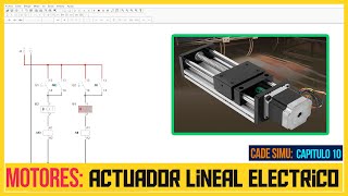 FUNCIONAMIENTO DE UN ACTUADOR LINEAL ELECTRICO  CADE SIMU [upl. by Aicirtak]