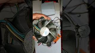 CPU Cooling fan 4 wire to 2 wire convert technology experiment dcmotor [upl. by Yrohcaz494]