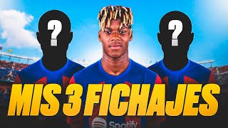 MI TOP 3 FICHAJES PARA EL BARÇA [upl. by Bilow404]