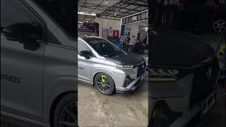 VELOZ MODIF HSR R18 CEK05 And LOWERING KIT di buat 1 jari balikpapan toyota veloz automobile [upl. by Emoraj367]