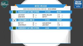 Kangaroo Flat 2nd XI Mens v Eaglehawk CC 2nd XI [upl. by Yank]