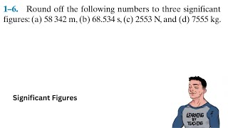 Statics 16 Round off the following numbers to three significant figures [upl. by Eihpos]