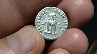 Domitian denarius RIC 74 [upl. by Ettevets]